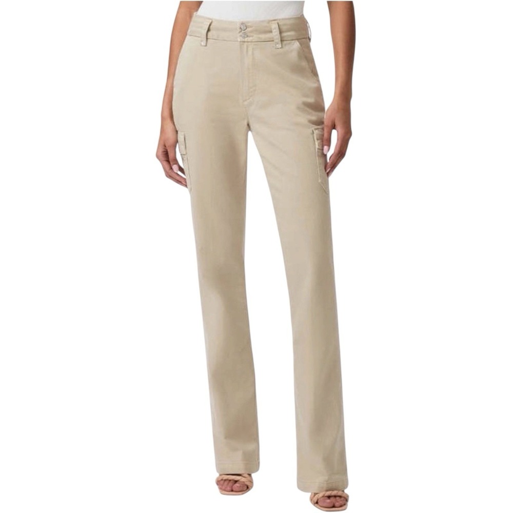 PAIGE Dion Flare Leg Utility Jeans. Womens. Vintage Warm  Sand. Sz 30. NWOT